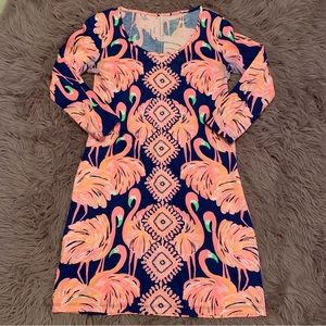Lilly Pulitzer Flamingo Cotton Dress